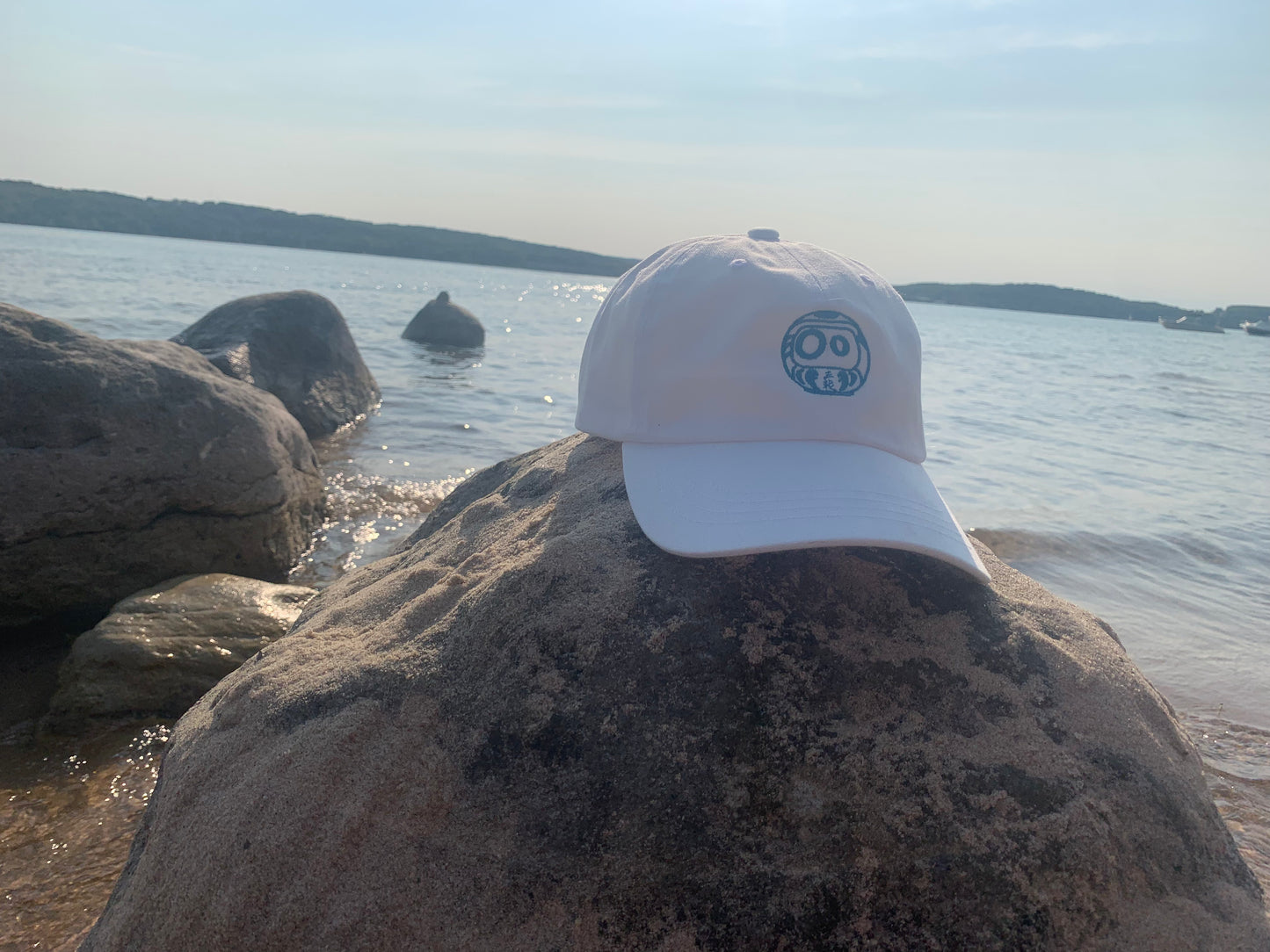 White Daruma Dad hat